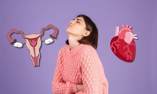 Imagen Las mujeres con síntomas premenstruales tienen más riesgo de sufrir problemas cardíacos