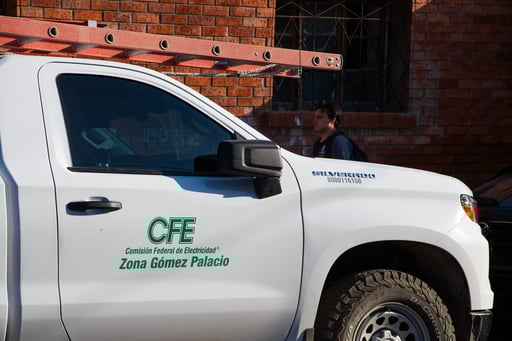 Imagen CFE: Estas son las colonias de Gómez y Lerdo que se quedarán sin energía