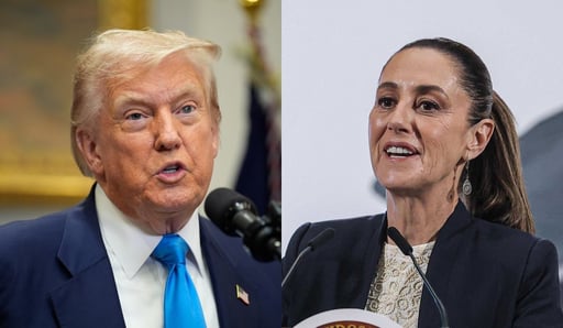 Imagen Trump y Sheinbaum hablarán antes de la fecha límite de aranceles, según Bloomberg