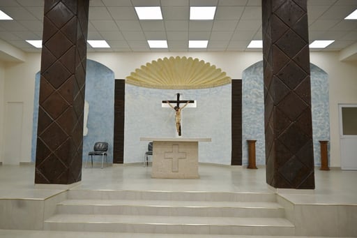 Imagen Entregan templo renovado a comunidad de la colonia 18 de Julio en Lerdo