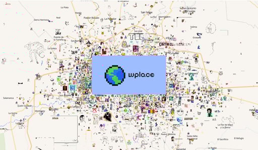 Imagen ¿Qué han dibujado los laguneros en Wplace?