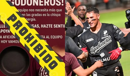 Imagen Laguneros reaccionan ante 'prohibición' de llevar sartenes para 'apoyar' a los Algodoneros