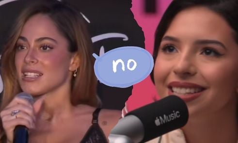 Imagen Tini genera debate en redes tras rechazar a Ángela Aguilar en ruda de prensa | Video