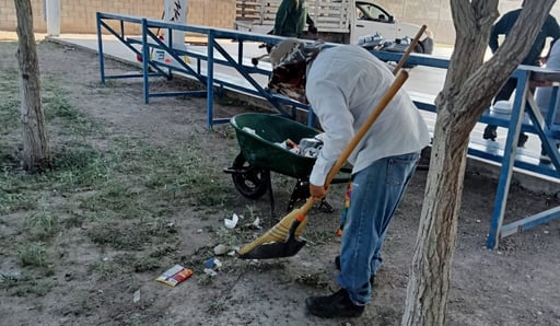 Imagen Intensifican trabajos de mantenimiento en áreas públicas del municipio de San Pedro