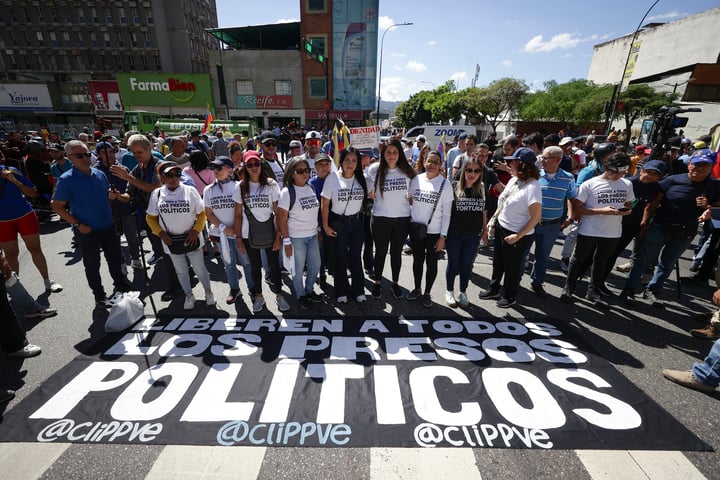 Detienen a María Corina Machado, líder opositora venezolana, tras una protesta