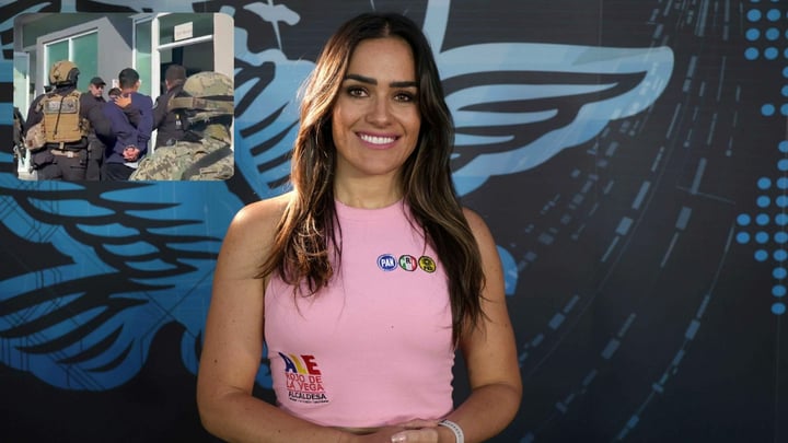 La candidata por la coalición Va por la CDMX en Cuauhtémoc, Alessandra Rojo de la Vega. (ARCHIVO)