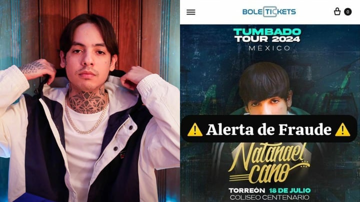 Alertan por fraude en venta de boletos para Natanael Cano en Torreón