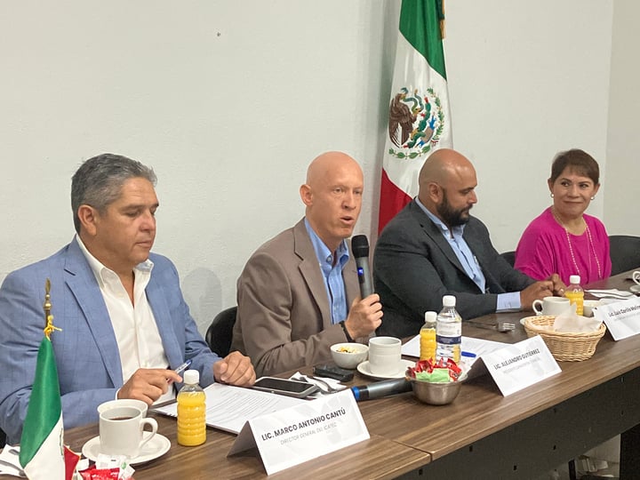 Canacintra firma convenio de colaboración con el Icatec. (FABIOLA P. CANEDO)