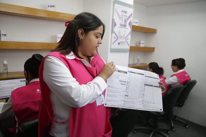 INE define muestra para el primer resultado de las elecciones en México