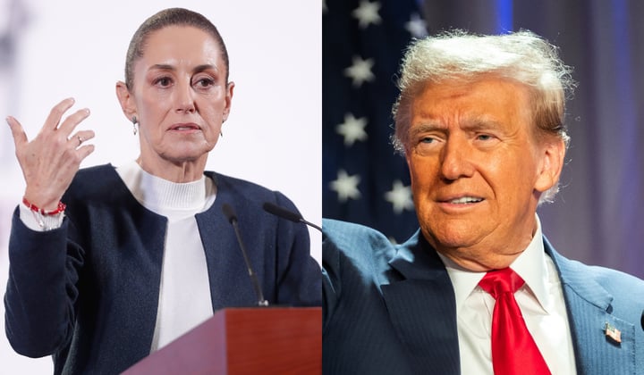 Donald Trump dice que Claudia Sheinbaum acordó detener la migración