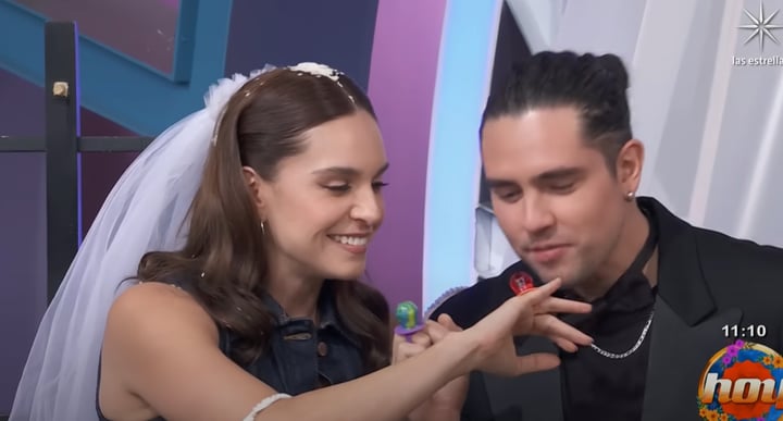 Así fue 'la boda' de Tania Rincón con Pedro Pereyra en el programa Hoy | Video
