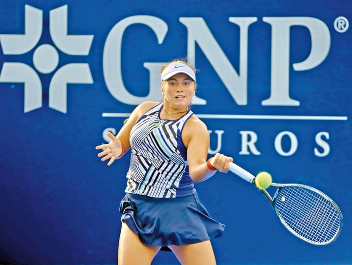 Daniela Martínez y García, que se quedó con su wildcard para el torneo
de calificación del WTA 500, brindaron un gran duelo. (Especial)