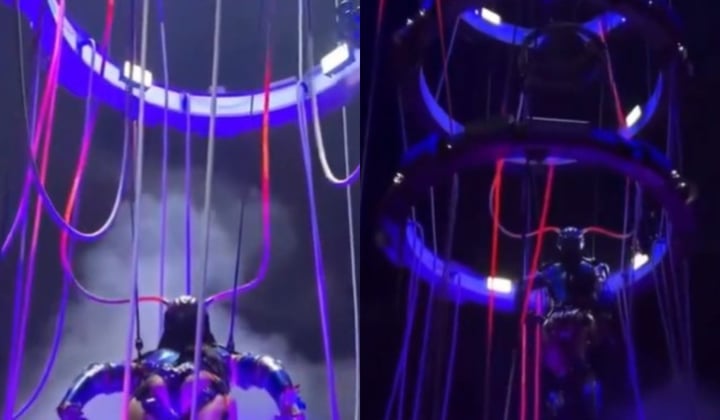 Katy Perry sufre descarga eléctrica durante concierto | VIDEO