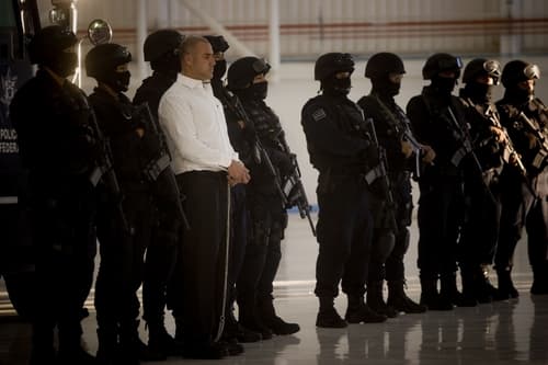 Detención. La Policía Federal presenta a José Vázquez Villagrana o Villagrán, alias 'El Jabalí', presunto operador del Cártel de Sinaloa que lidera Joaquín 'El Chapo' Guzmán, detenido en Santana, Sonora.