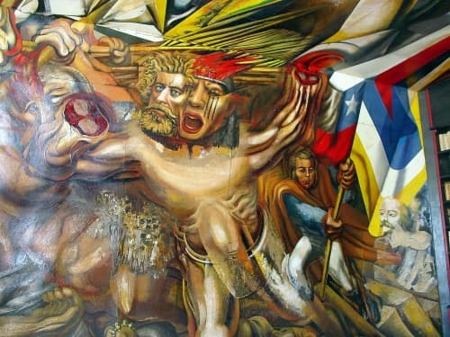 Los murales de Siqueiros y Guerrero habían sido sometidos desde 2008 a un arduo proceso de restauración encabezado por los expertos del Instituto Nacional de Bellas Artes (INBA) de México David Oviedo Jiménez, Elena Acosta y Renato Robert Paperetti.