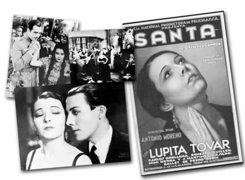 Tecnología. Santa fue la primera película mexicana que incorporó la técnica del sonido directo, grabado en una banda sonora paralela a las imágenes en la misma película. ARCHIVO