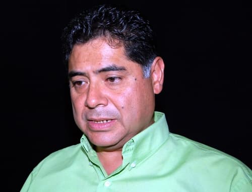 Esta mañana acudió a la casilla 237 el candidato a la gubernatura por el Partido Revolucionario Institucional (PRI) y Nueva Alianza (Panal), Jorge Herrera Caldera.