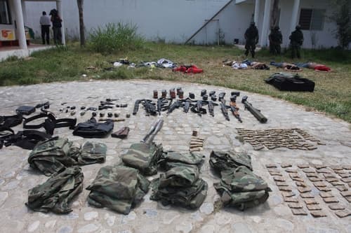 Operativo. Elementos del Ejército detuvieron a 4 personas que podrían estar implicados en el asesinato del alcalde Santiago, Edelmiro Cavazos. EL UNIVERSAL