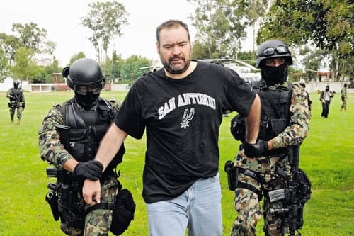 Detención. Sergio Villareal 'El Grande' fue detenido en Puebla.