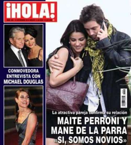 La pareja salió en ¡Hola!.