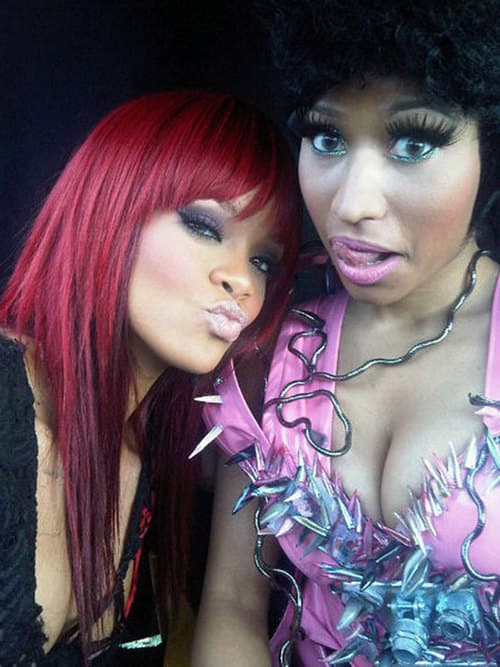 Se le ha visto en poses cariñosas con Nicki Minaj.