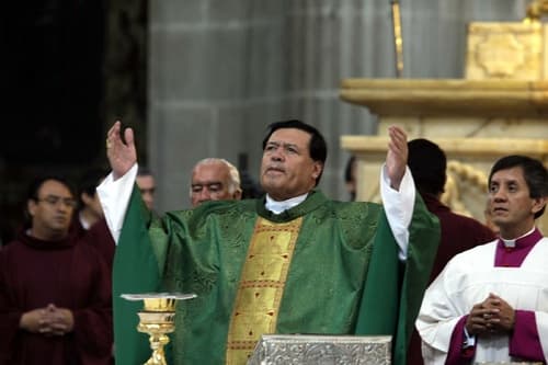 Sobre el pecado. Cardenal Norberto Rivera, en la misa dominical. NOTIMEX