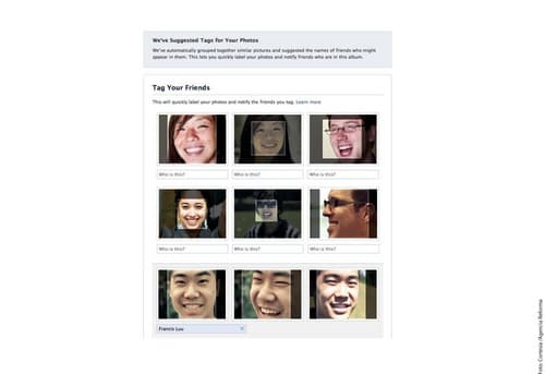 Sí eres. El sistema de Facebook marcará y reconocerá con un cuadro a tus amigos. AGENCIA REFORMA