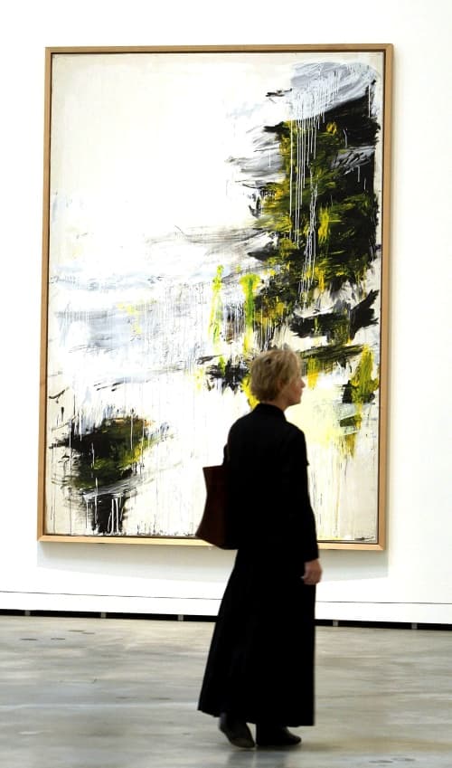 'Las cuatro estaciones', una de las obras del pintor, escultor y fotógrafo estadounidense Cy Twombly. EFE