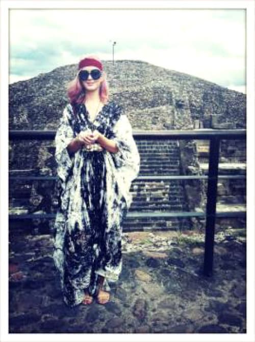 Katy Perry publicó algunas fotografías en Twitter de su visita a las piramides. (Twitter)