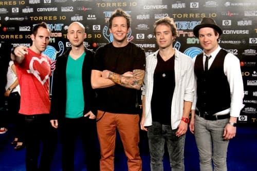 La banda canadiense asistió a los premios Telehit en Acapulco.