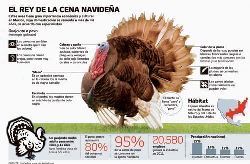 Van a la mesa 1.6 millones de pavos