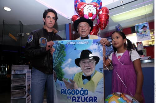 Emocionado. El actor promociona el corto en 3D Algodón de Azúcar.