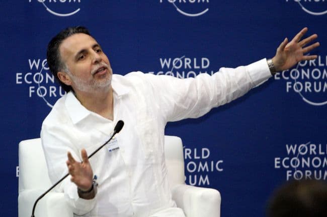 Crítica. El secretario de Economía, Bruno Ferrari en su participación en el Foro Económico Mundial para América Latina. (Archivo)