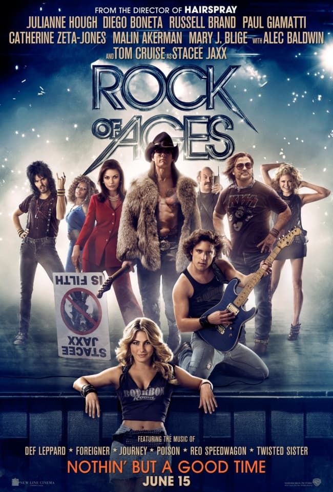 ¡A rockear!. En el tráiler de ‘Rock ofAges’, que ya puede verse en Internet, aparece Tom Cruise interpretando a un clásico rockero.