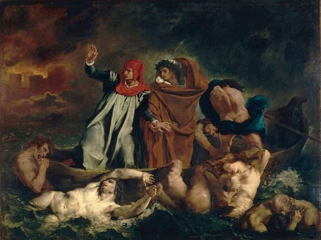 'La Barca de Dante' de Eugene Delacroix. ARCHIVO