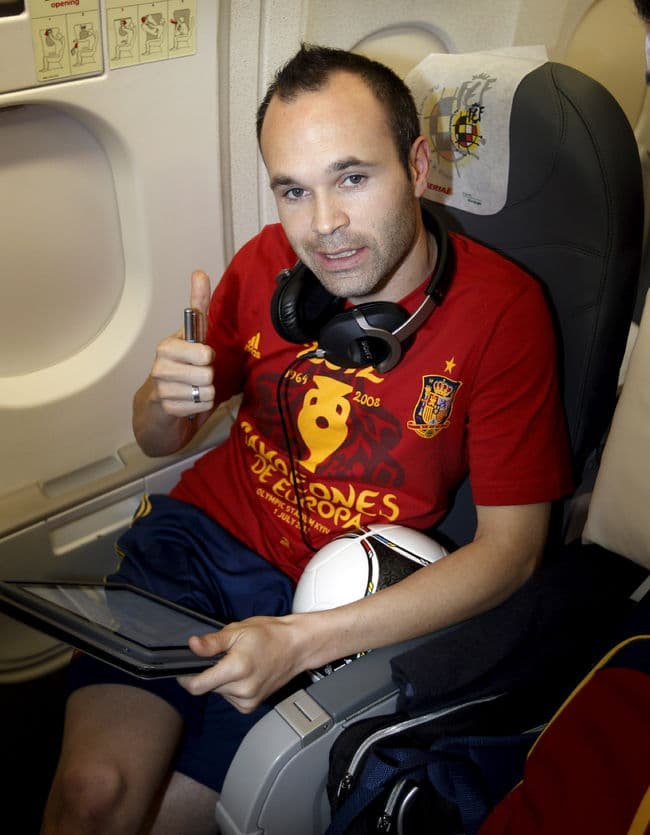 El centrocampista de la selección española Andrés Iniesta. Es Iniesta el mejor jugador de la Euro