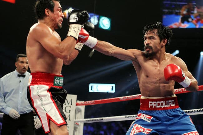 El mexicano Juan Manuel Márquez y el filipino Manny Pacquiao se enfrentarán por cuarta ocasión el ocho de diciembre. Anuncian Pacquiao-Márquez IV el próximo 8 de diciembre