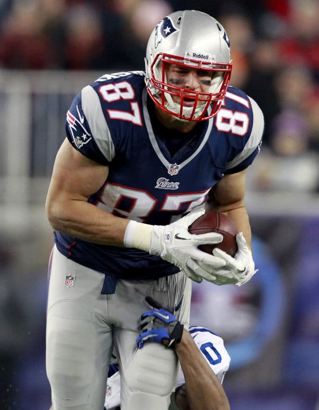 Los Patriotas de Nueva Inglaterra perderán a un jugador importante, el ala cerrada Rob Gronkowski. (AP)