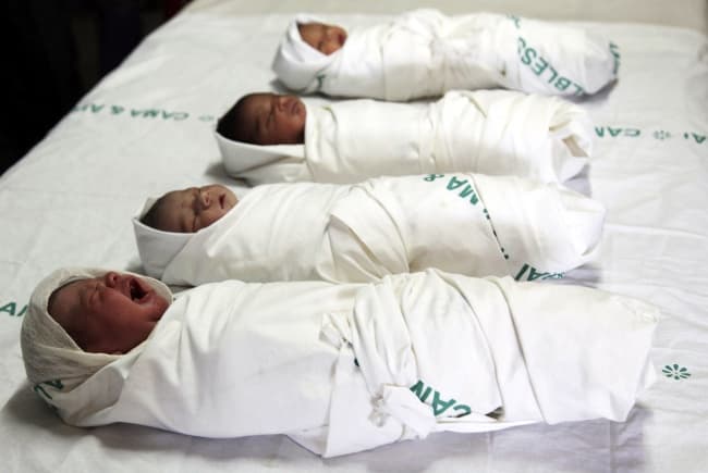 Niños nacidos el 12 del mes 12 de 2012