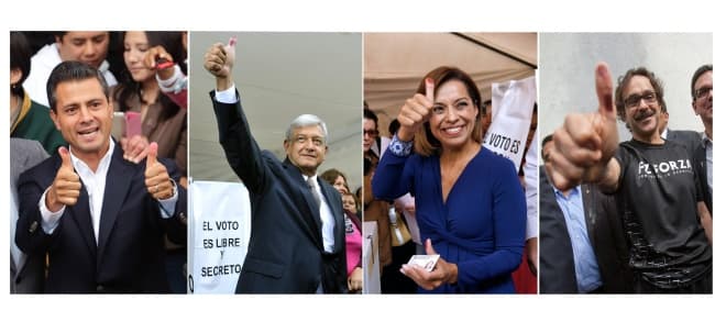 Google refiere que Enrique Peña Nieto, Andrés Manuel López Obrador, Josefina Vázquez Mota y Gabriel Quadri, se encuentran en el ranking de las 10 personajes con la mayor cantidad de tráfico a lo largo de un periodo continuo de 2012.