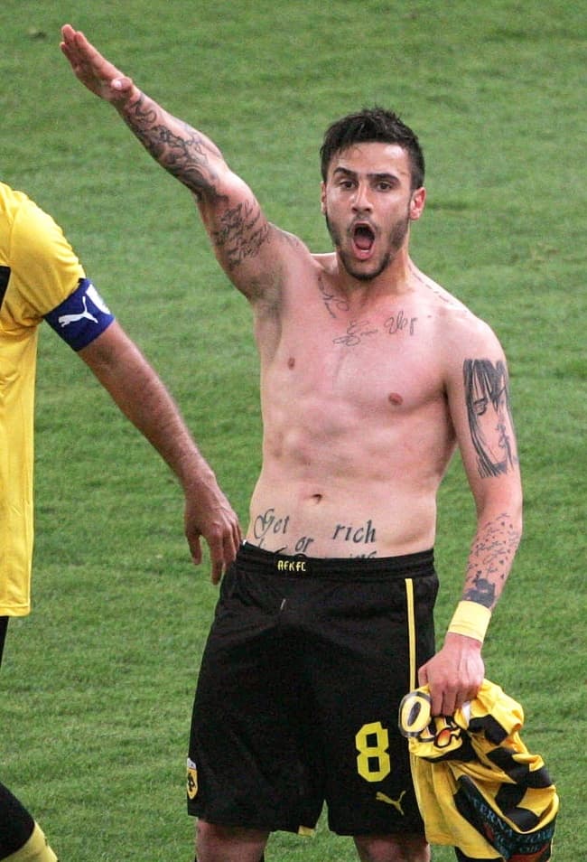 Giorgos Katidis, del AEK Atenas.