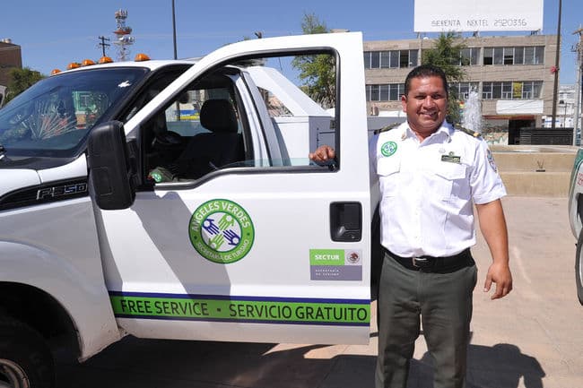 Orgulloso. Omar es parte de los Ángeles Verdes desde hace 13 años, lo que le provoca una gran satisfacción.