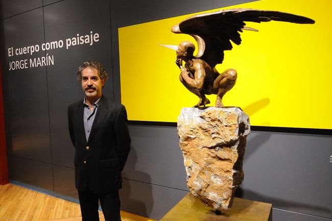 La exhibición. Hoy será el último día para ver la exposición del artista mexicano Jorge Marín 'El cuerpo como paisaje' que se despide después de tres meses de la sala de Temporales del Museo Arocena.