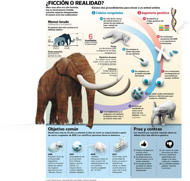 Buscan 'revivir' especies extintas