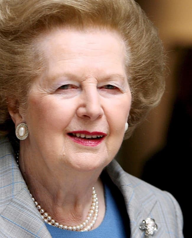 Thatcher fue tan conocida por su 'mano dura' en la política como por sus contundentes afirmaciones, a menudo polémicas como su propia figura política. EFE