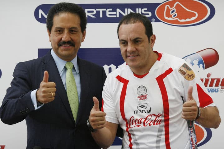 Cuauhtémoc Blanco firmó contrato con Lobos BUAP. (Jam Media)