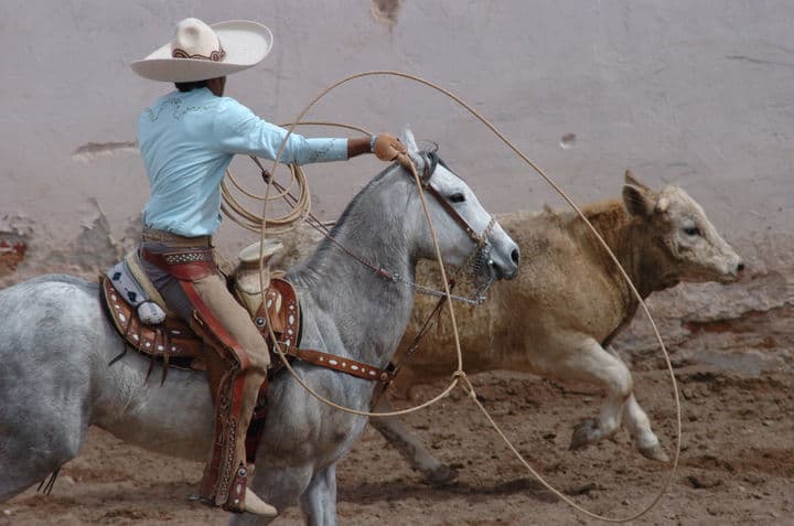 El fin de semana se celebrará una doble charreada en el Lienzo Charro Laguna de Gómez Palacio con la participación de seis equipos locales. (Archivo)