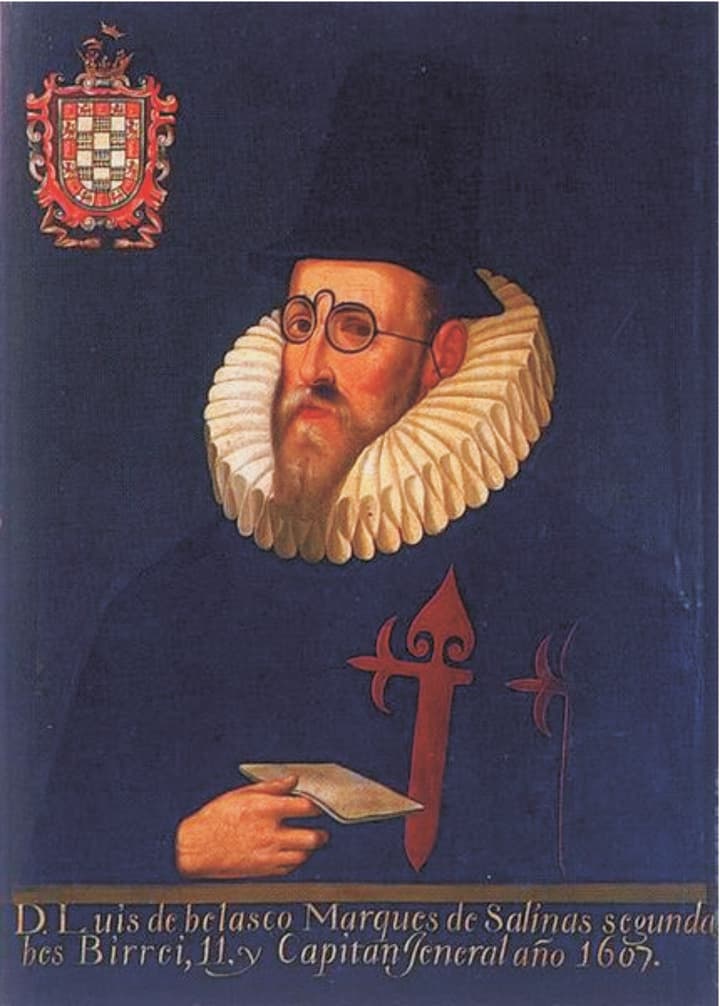 En 1594 el Virrey Luis de Velasco, Marqués de Salinas, promovió a Francisco de Urdiñola como Adelantado para la conquista de Nuevo México.