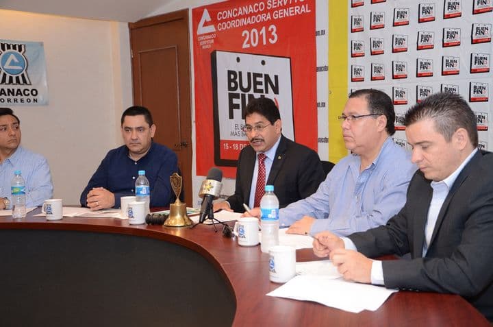 Con descuentos. Anuncia la Cámara de Comercio de Torreón que los comerciantes están listos para esta nueva edición de El Buen Fin 2013, el cual se realizará del 15 al 18 de noviembre de este año.