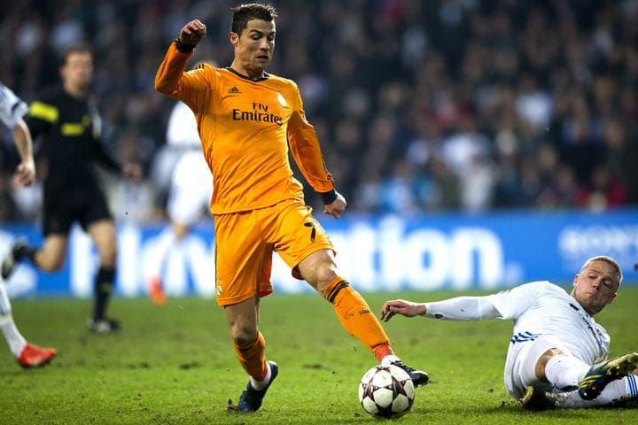 'Me siento bien, útil y con ganas de ayudar al equipo. Quiero disfrutar de este momento. Hoy quería marcar, como siempre', comentó Cristiano. (EFE)